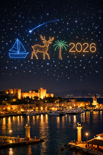 Αθόρυβη Πρωτοχρονιά στη Ρόδο – 2026