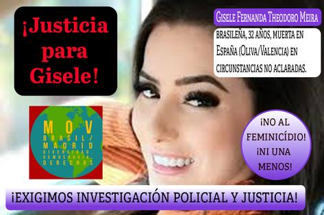 ¡Justicia para Gisele F. T. Meira! Investigación Policial y Justicia por la Muerte