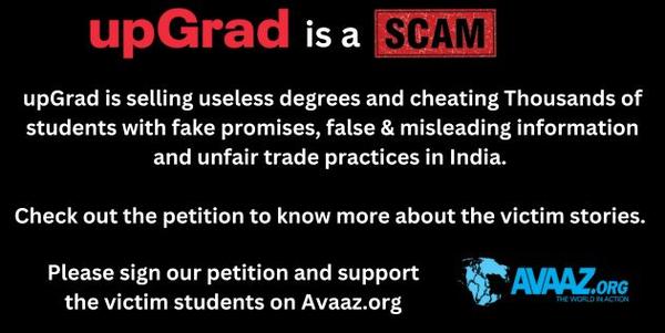 Stop UpGrad's Fraudulent Practices – Protect Students from Misleading Education Scams!