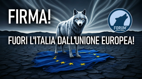 Italia fuori dall'Unione Europea.