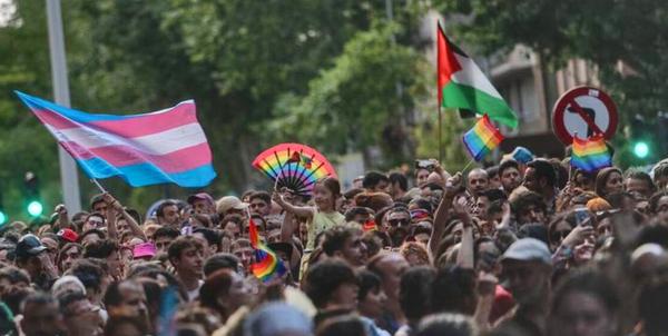 No en nuestro nombre: Somos LGTBIQA+ y estamos con Palestina