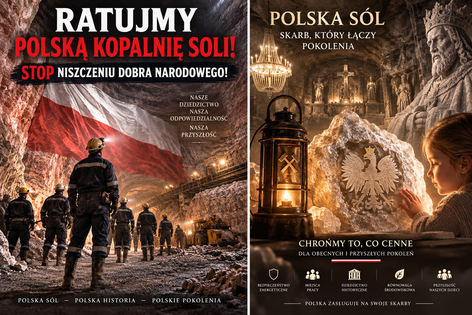 Ratujmy Polskie dobro narodowe! kopalnie soli Kłodawa! Na chwałę Bożą i ku pożytkowi ludzi