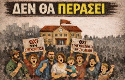 ΟΧΙ ΣΤΙΣ ΣΥΓΧΩΝΕΥΣΕΙΣ ΤΩΝ ΝΗΠΙΑΓΩΓΕΙΩΝ ΤΟΥ ΧΑΛΑΝΔΡΙΟΥ